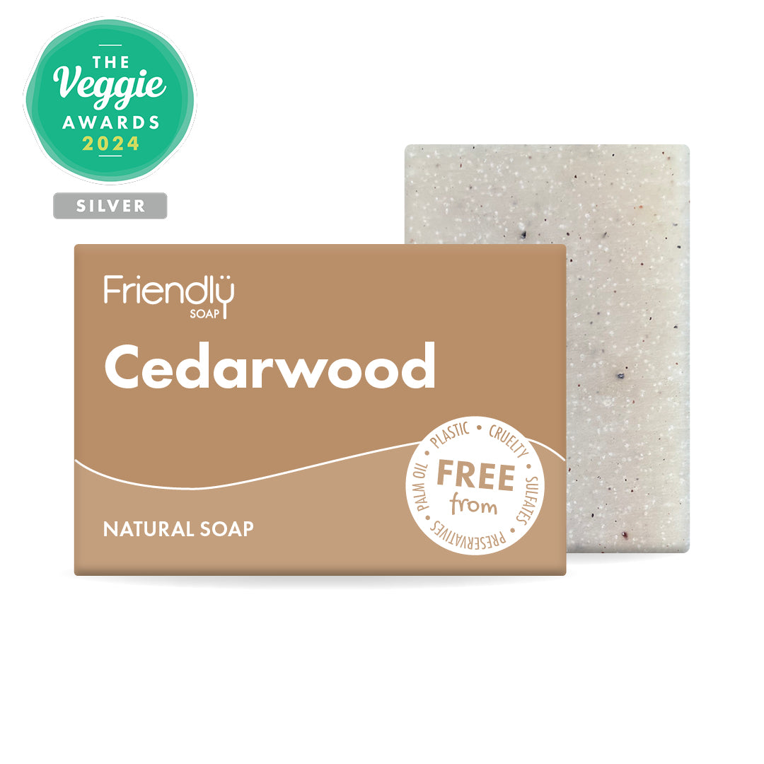 cedarwood natural soap bar - friendly soap