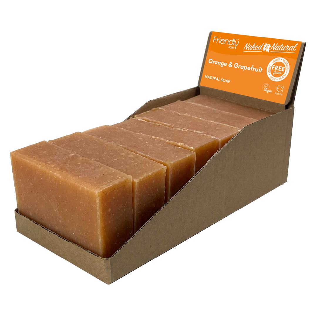 Naked & Natural - Orange & Grapefruit Soap