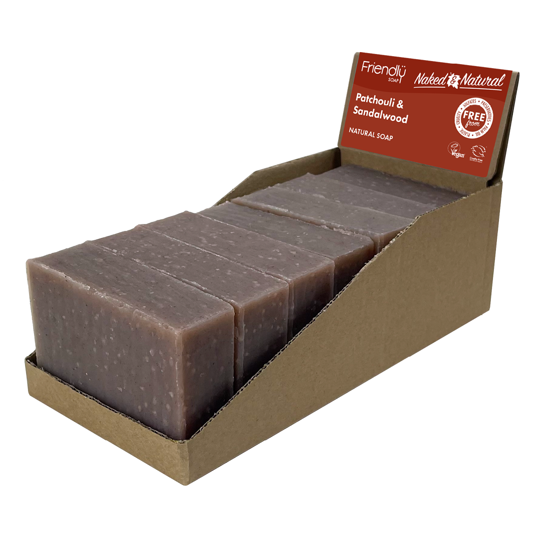 Naked & Natural - Patchouli & Sandalwood Soap