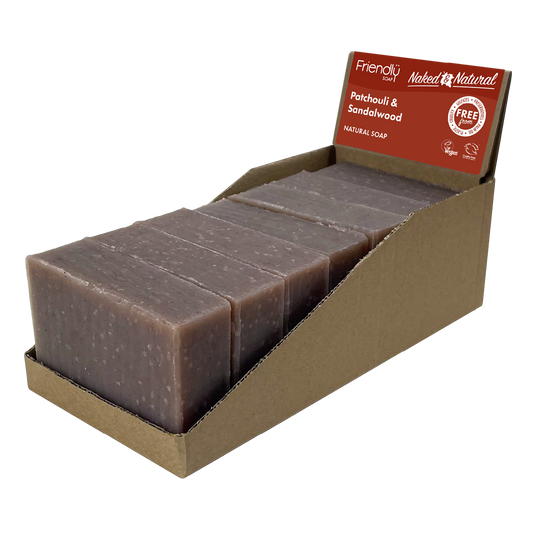 Naked & Natural - Patchouli & Sandalwood Soap