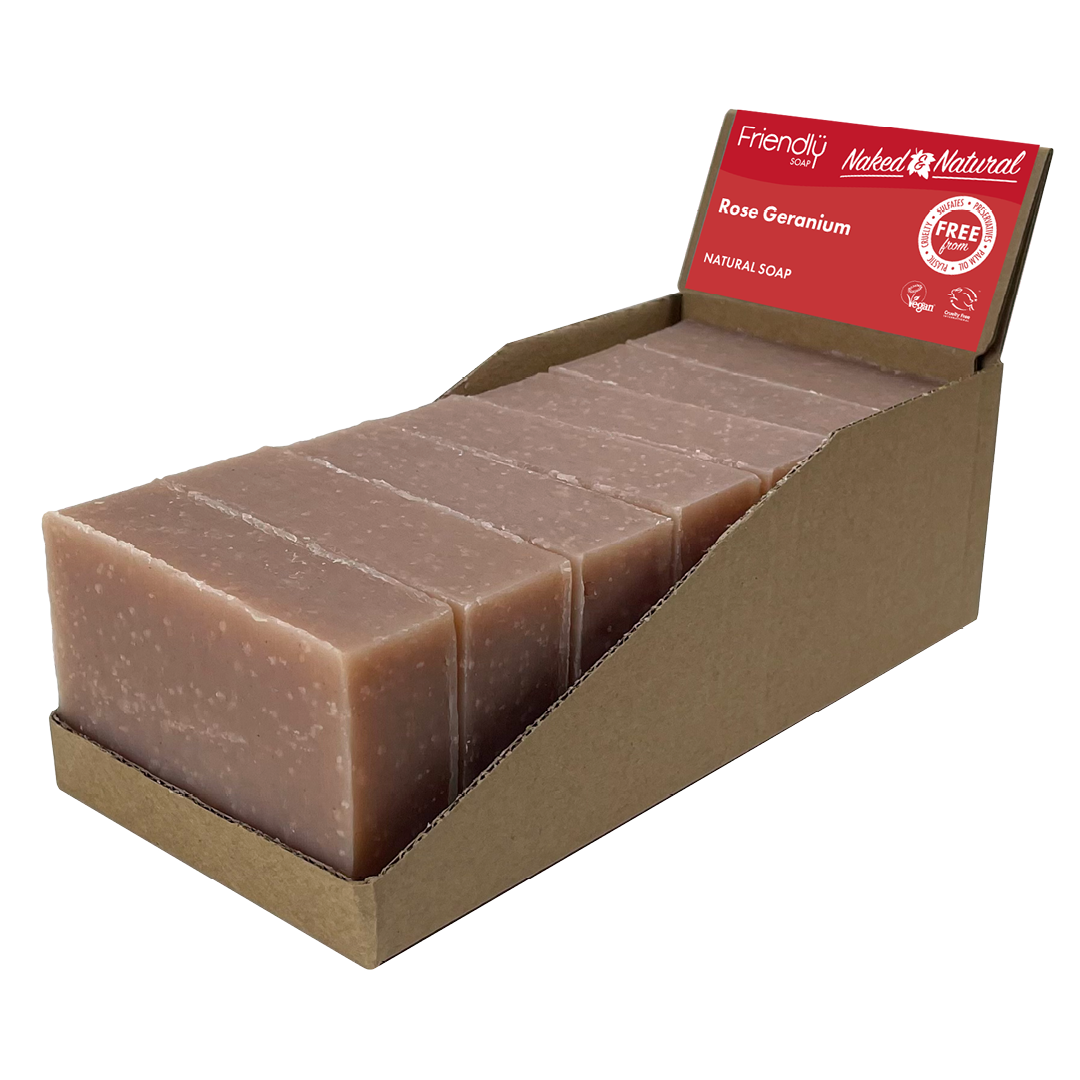 Naked & Natural - Rose Geranium Soap