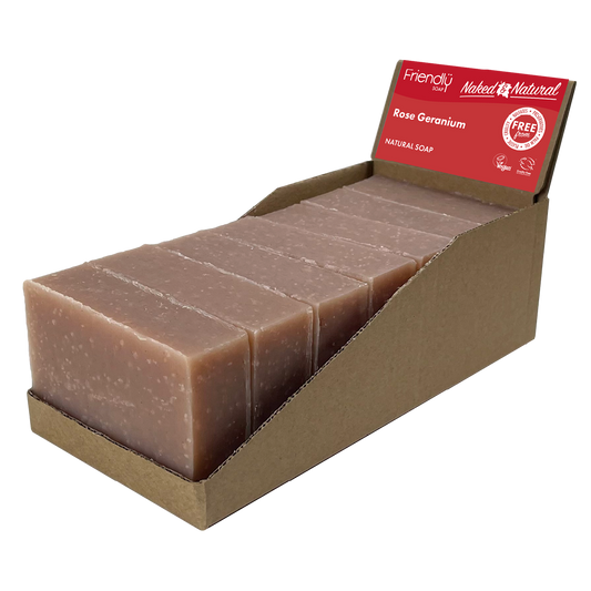Naked & Natural - Rose Geranium Soap