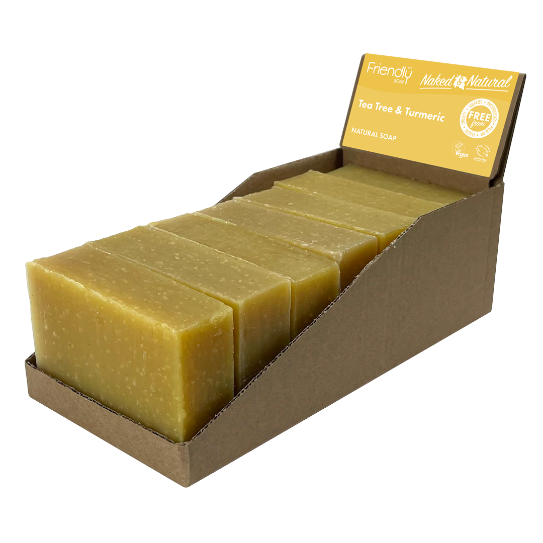 Naked & Natural - Tea Tree & Turmeric Soap