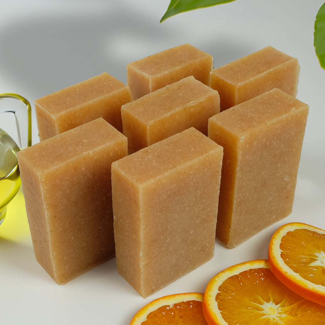 friendly soap orange and grapefruit soap seven bars