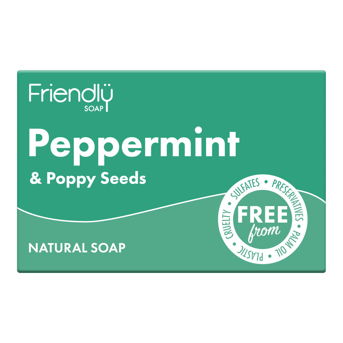 12 Pack - Natural Soap - Peppermint & Poppy Seeds