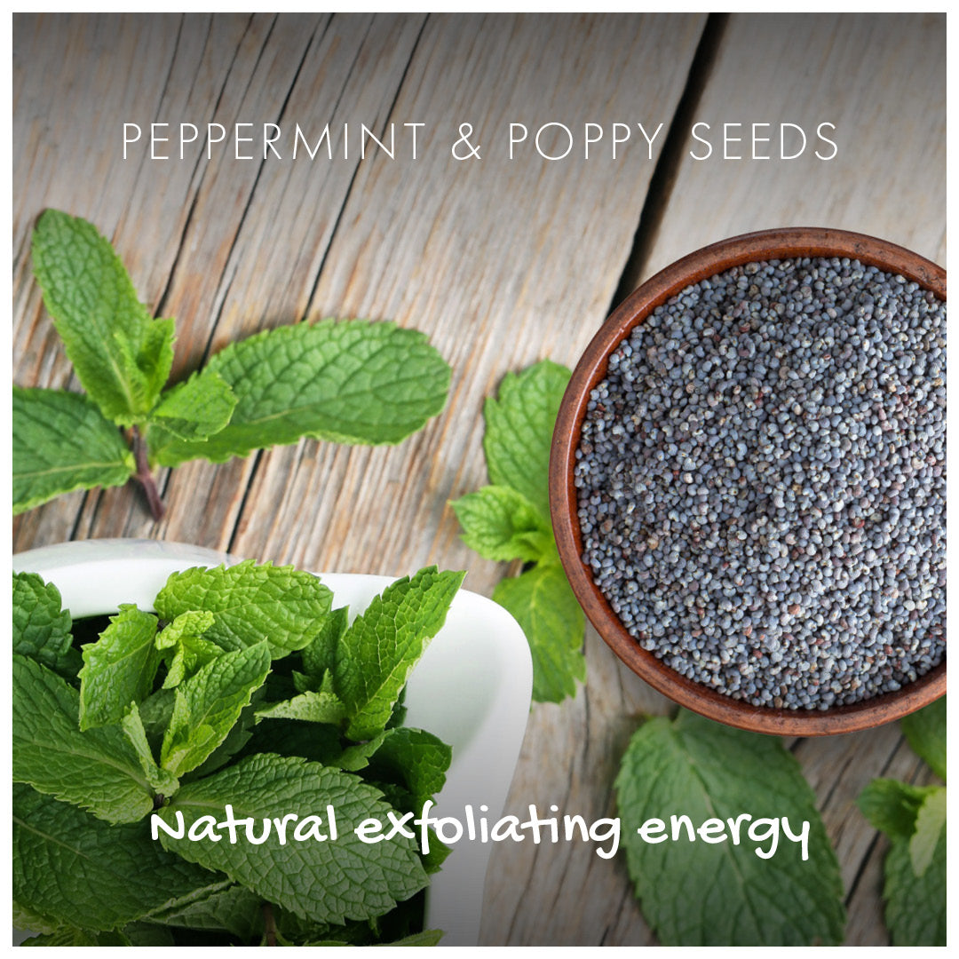 12 Pack - Natural Soap - Peppermint & Poppy Seeds
