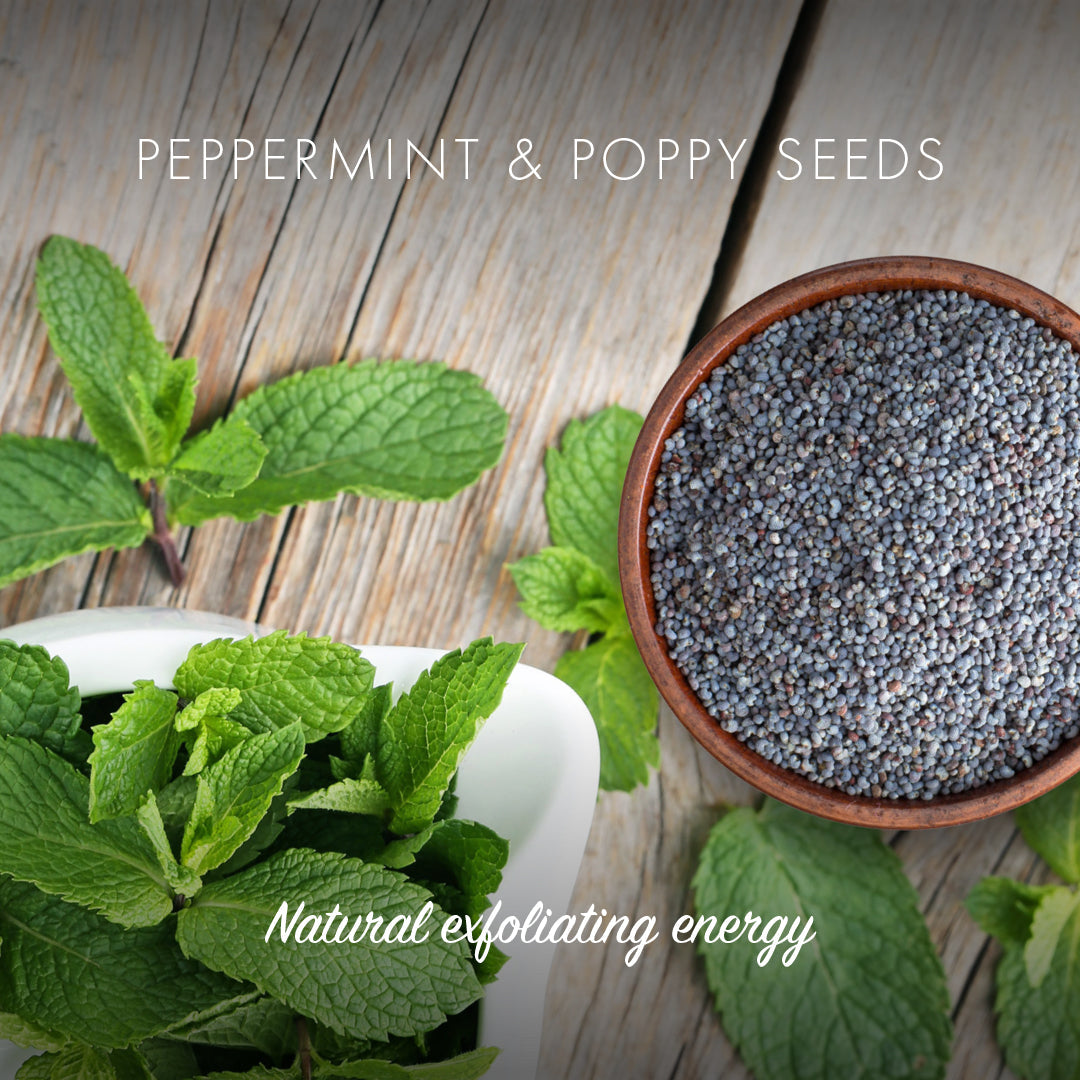 Naked & Natural - Peppermint & Poppy Seeds Soap
