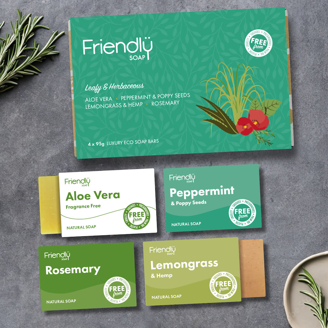 Natural Soap Selection - Leafy & Herbaceous