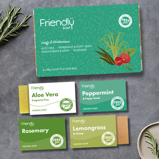 Natural Soap Selection - Leafy & Herbaceous