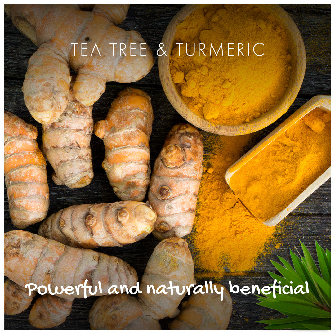 tea tree and turmeric- powerful and naturally beneficial