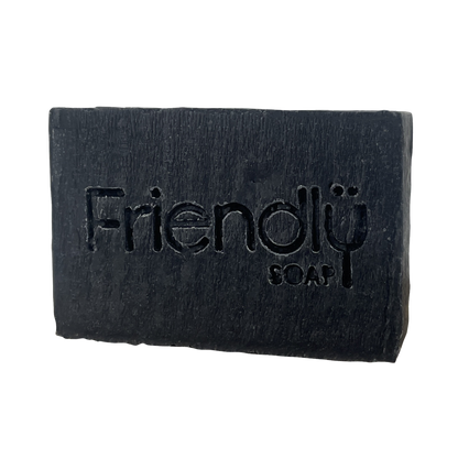 friendly soap detox bar with activated charcoal rosemary and lime
