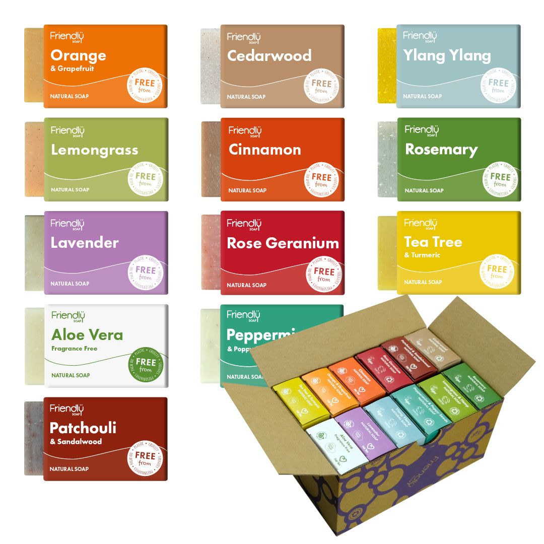 12 Pack - Natural Soap - Full Range