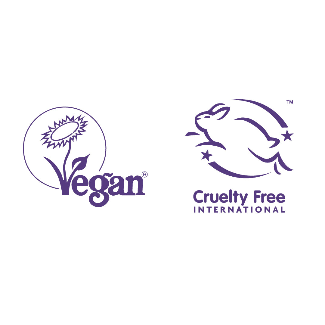the vegan society and leaping bunny cruelty free international logos 