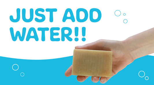 What are the benefits of 'waterless' soap products?