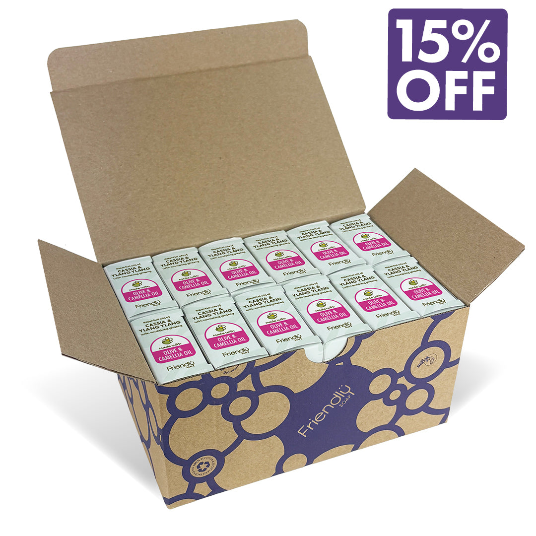 12 Pack - Olive Oil Soap Bar - Cassia & Ylang Ylang