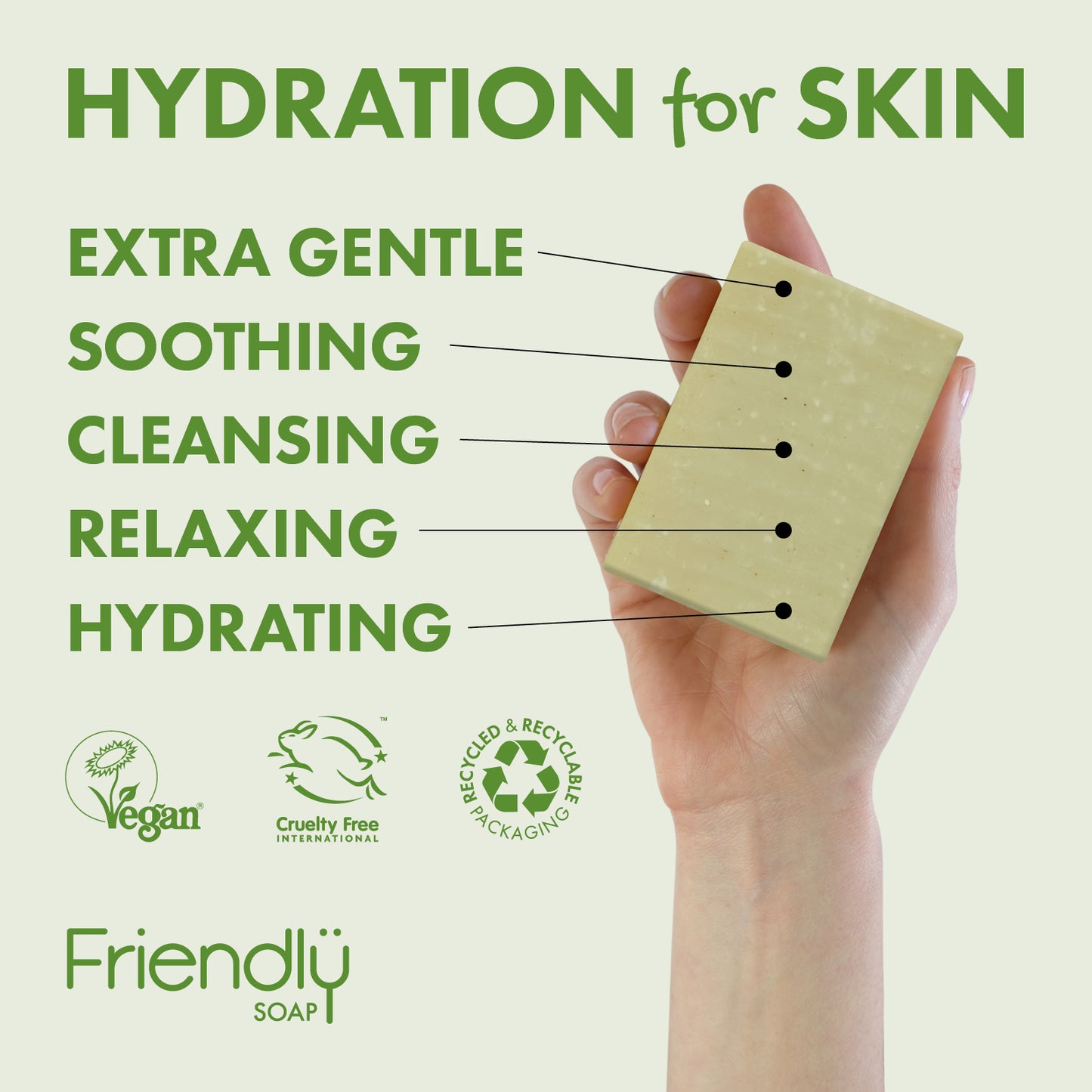 3 Pack - Aloe Vera Natural Soap - Unscented