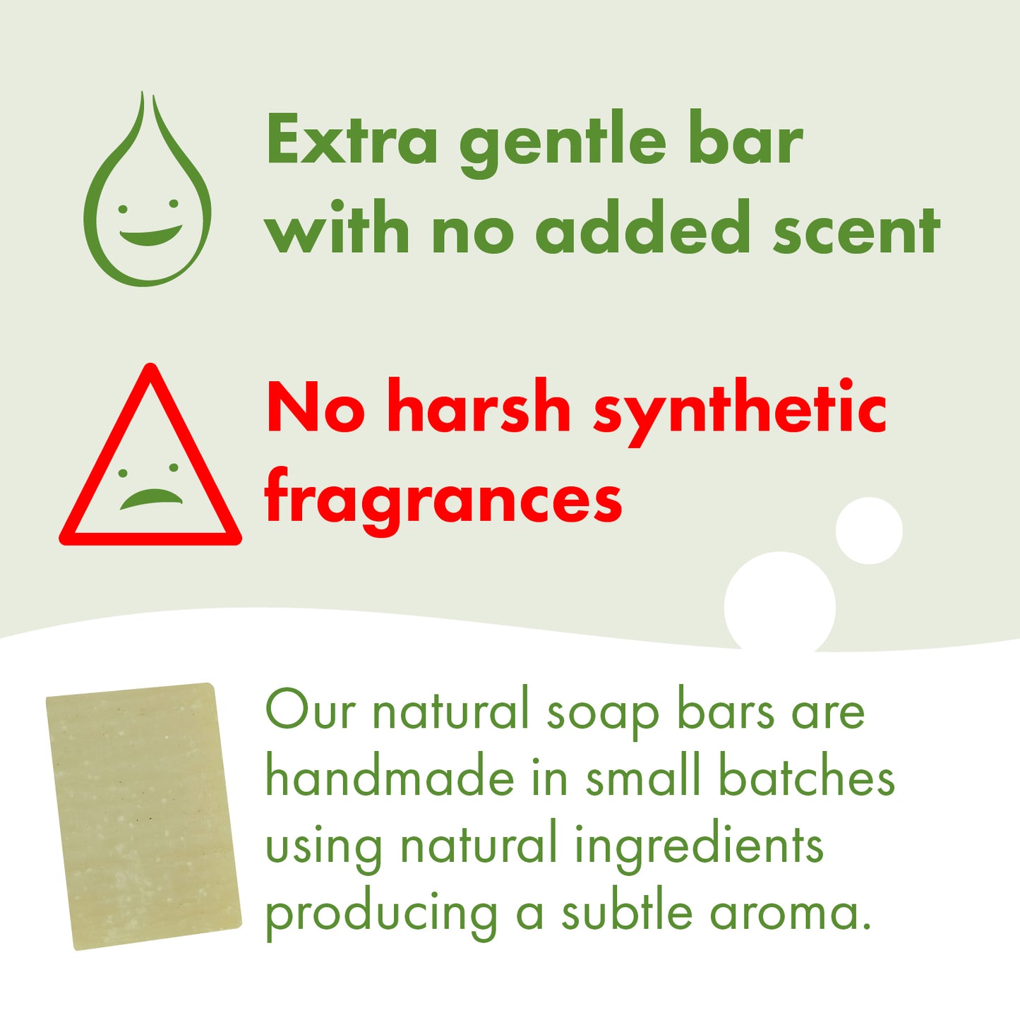 3 Pack - Aloe Vera Natural Soap - Unscented