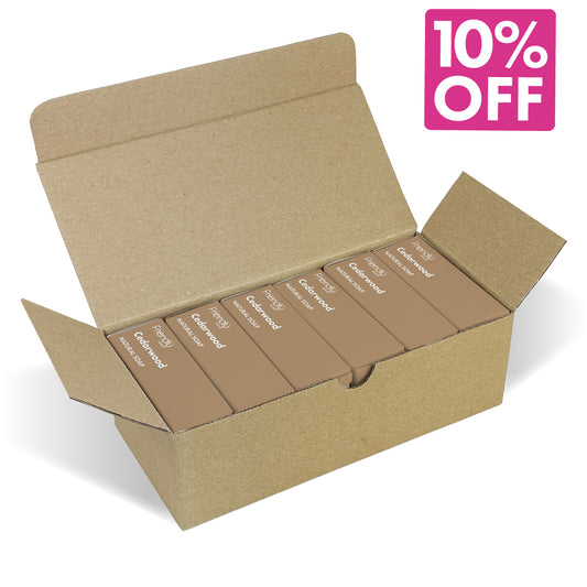 6 Pack - Natural Soap - Cedarwood