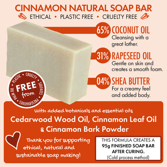 3 Pack - Cinnamon Natural Soap