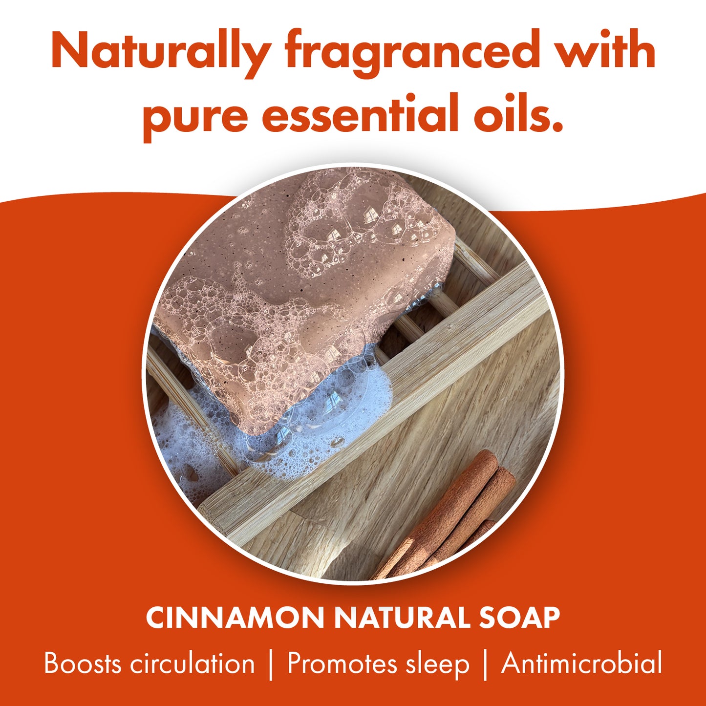 3 Pack - Cinnamon Natural Soap