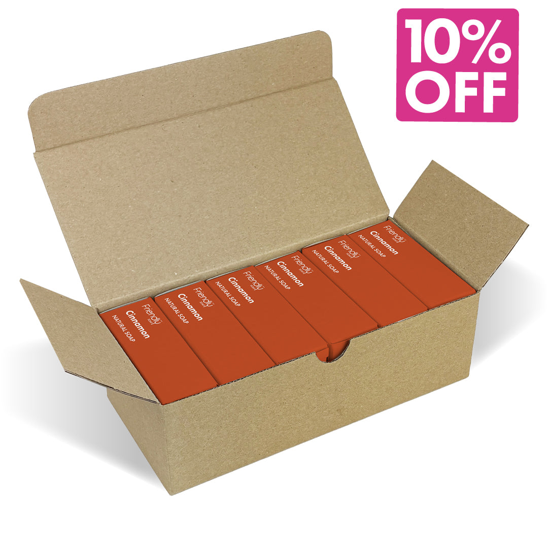 6 Pack - Natural Soap - Cinnamon