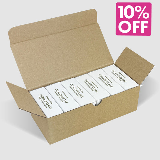 6 Pack - Shea Butter Cleansing Bar - Fragrance Free