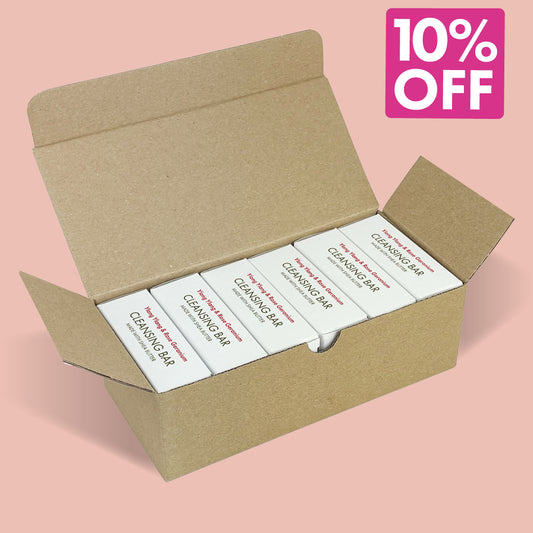6 Pack - Shea Butter Cleansing Bar - Ylang Ylang & Rose Geranium
