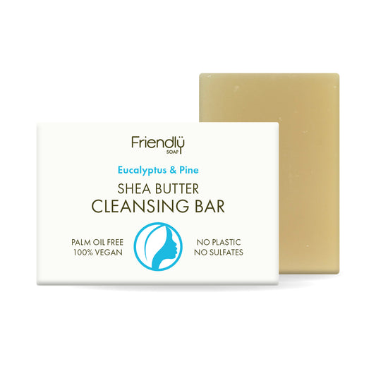 Friendly Soap - Shea Butter Cleansing Bar - Eucalyptus & Pine