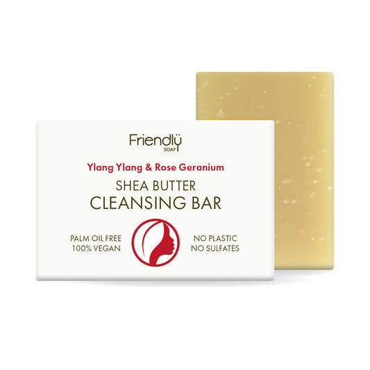 Ylang Ylang & Rose Geranium Shea Butter Cleansing Bar