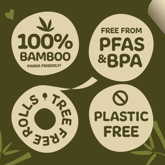 Bamboo Toilet Rolls x 24 (Kind Behind)