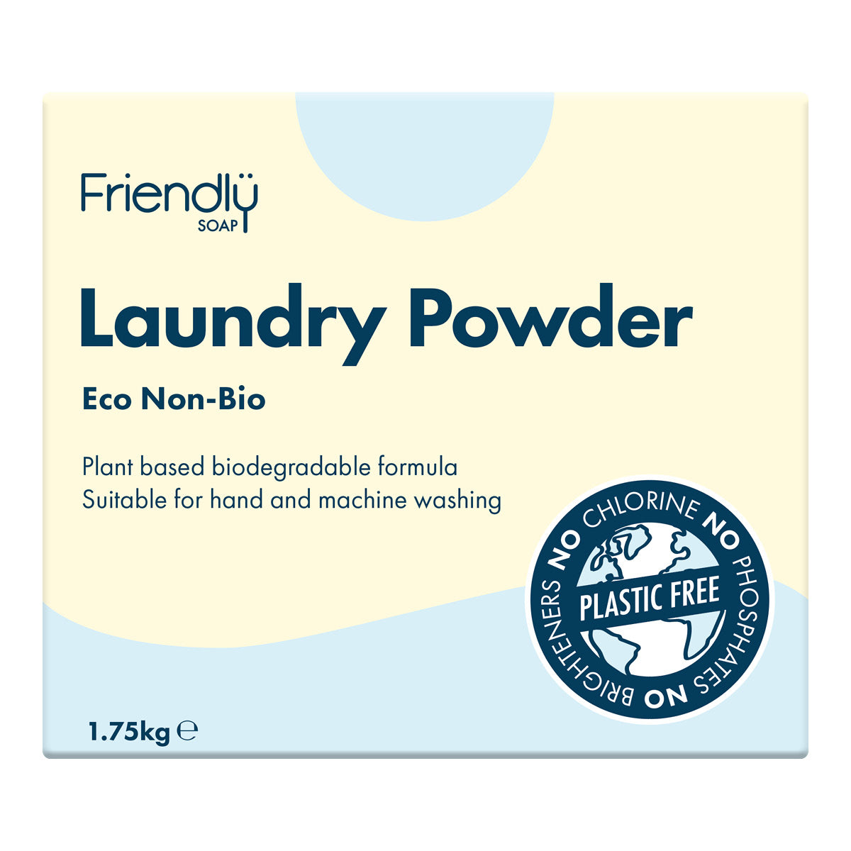 friendly soap eco-nonbio laundry powder pack front