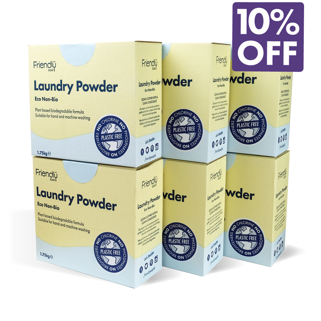 6 Pack - Eco Friendly Laundry Powder