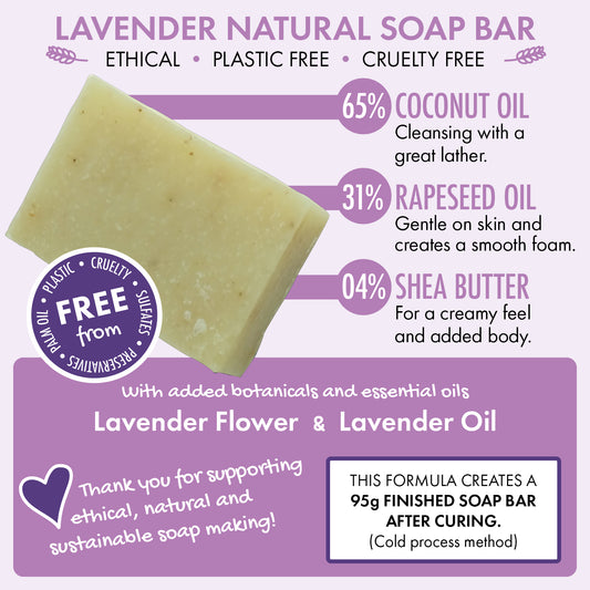 3 Pack - Lavender Natural Soap
