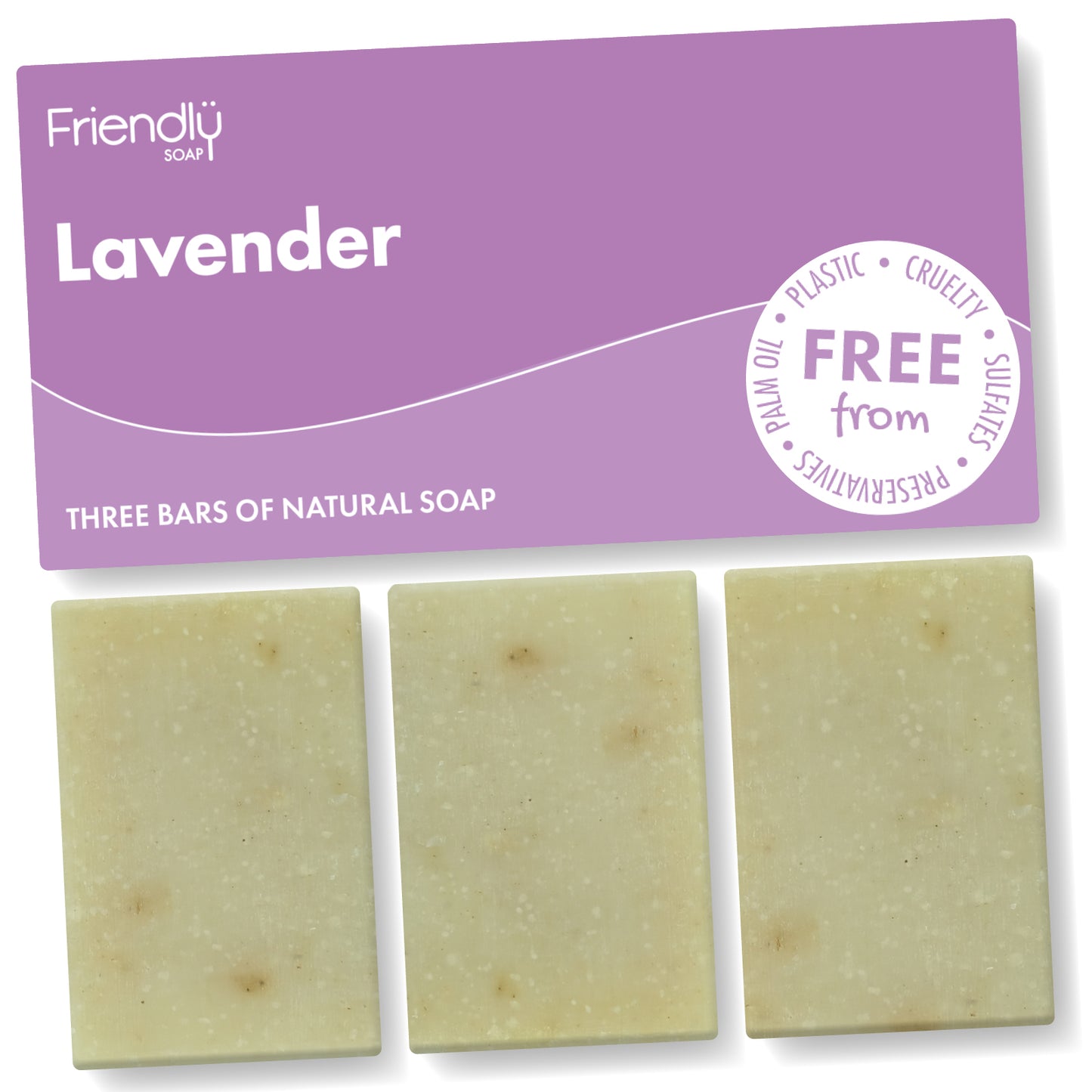 3 Pack - Lavender Natural Soap
