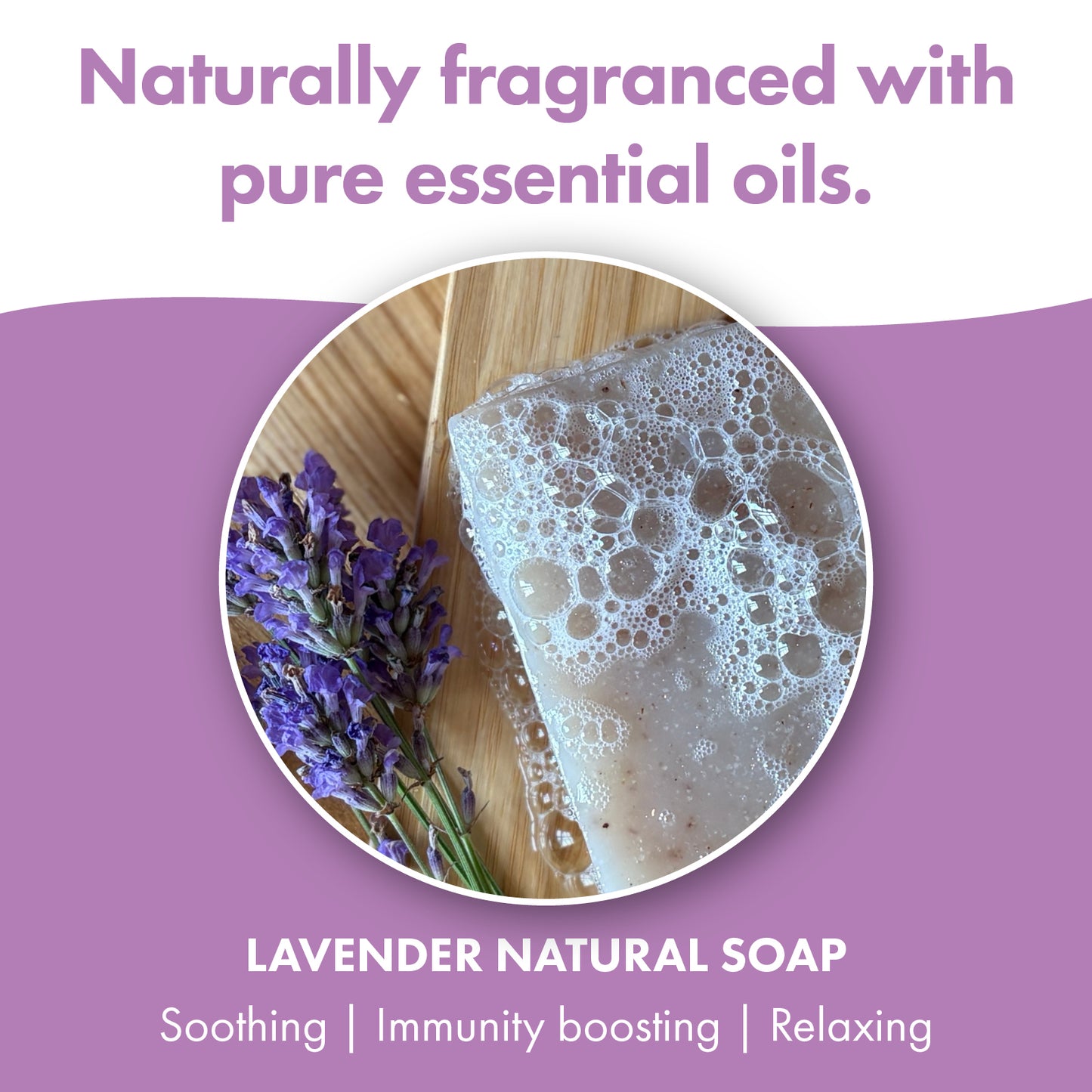 3 Pack - Lavender Natural Soap