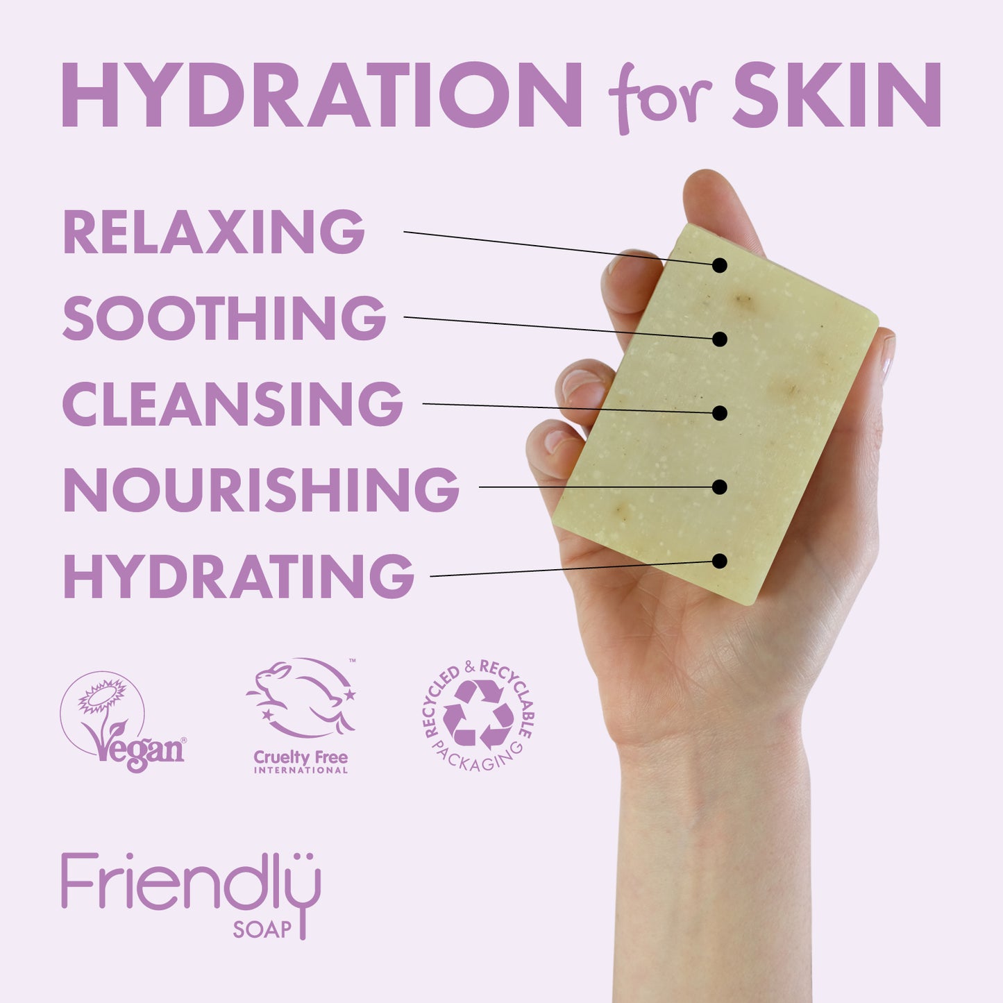 3 Pack - Lavender Natural Soap