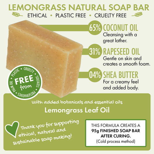 3 Pack - Lemongrass Natural Soap