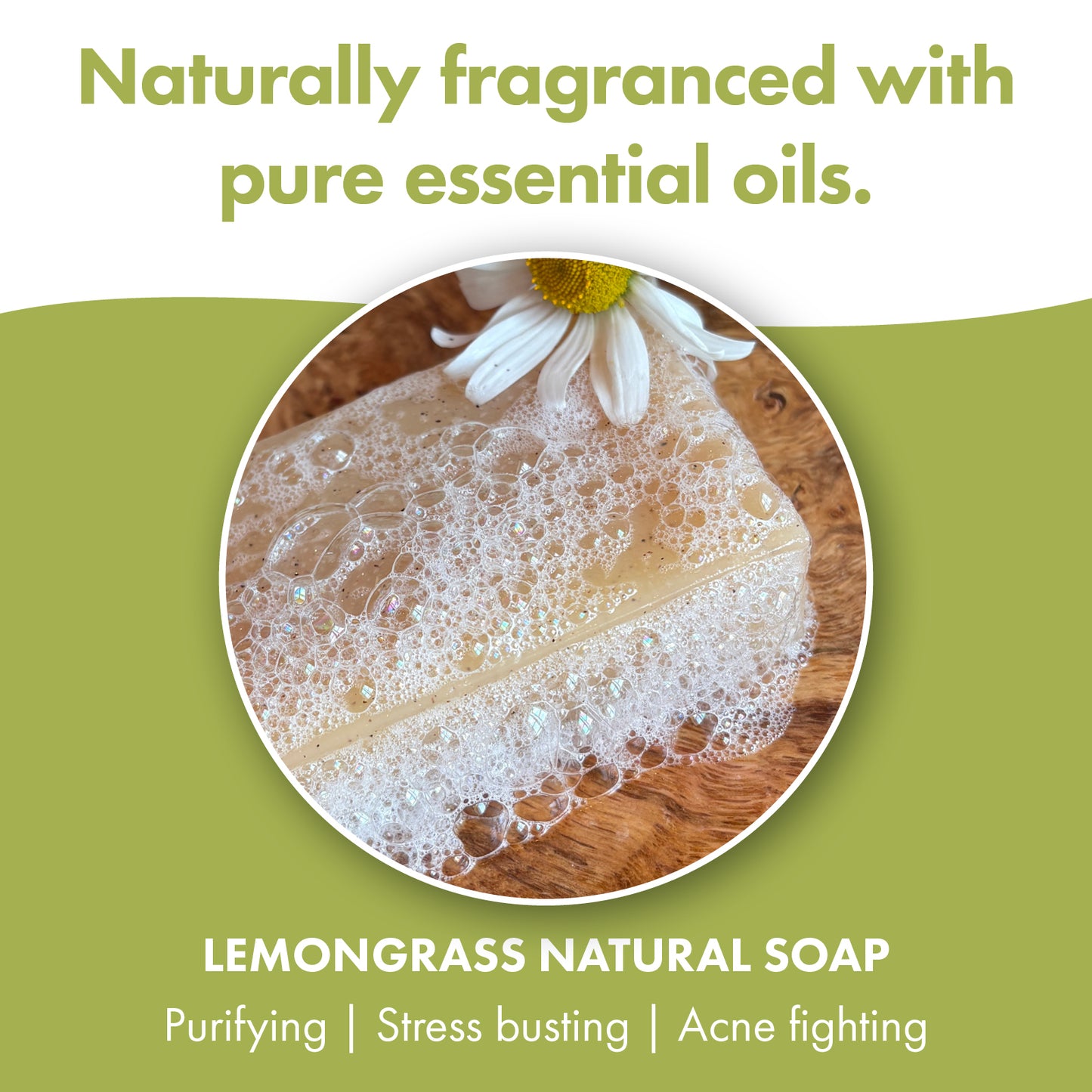 3 Pack - Lemongrass Natural Soap