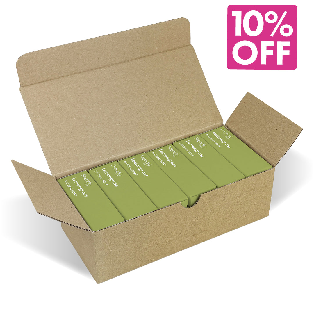 6 Pack - Natural Soap - Lemongrass