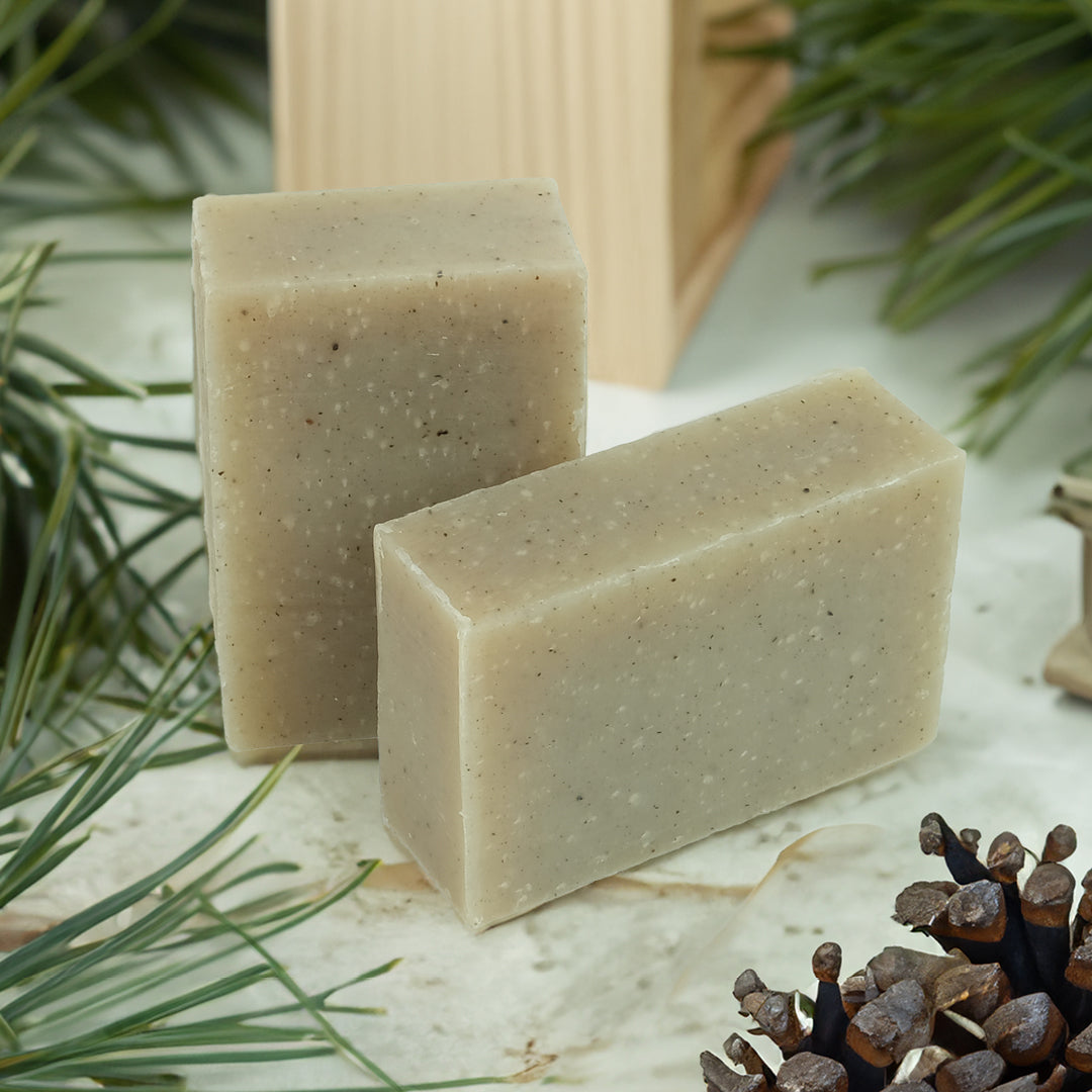 friendly cedarwood soap two bars