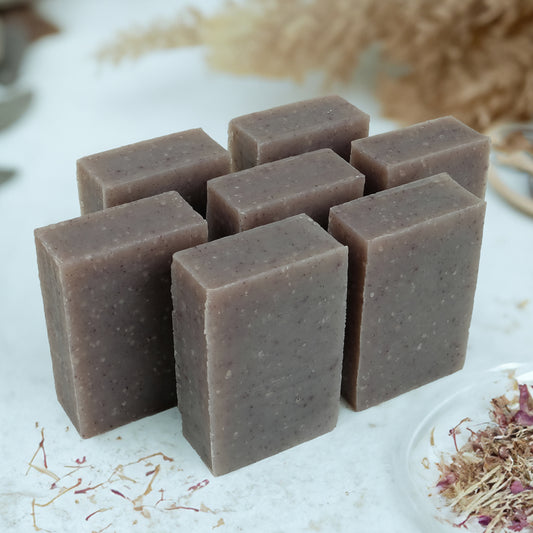 friendly patchouli and sandalwood  soap seven bars