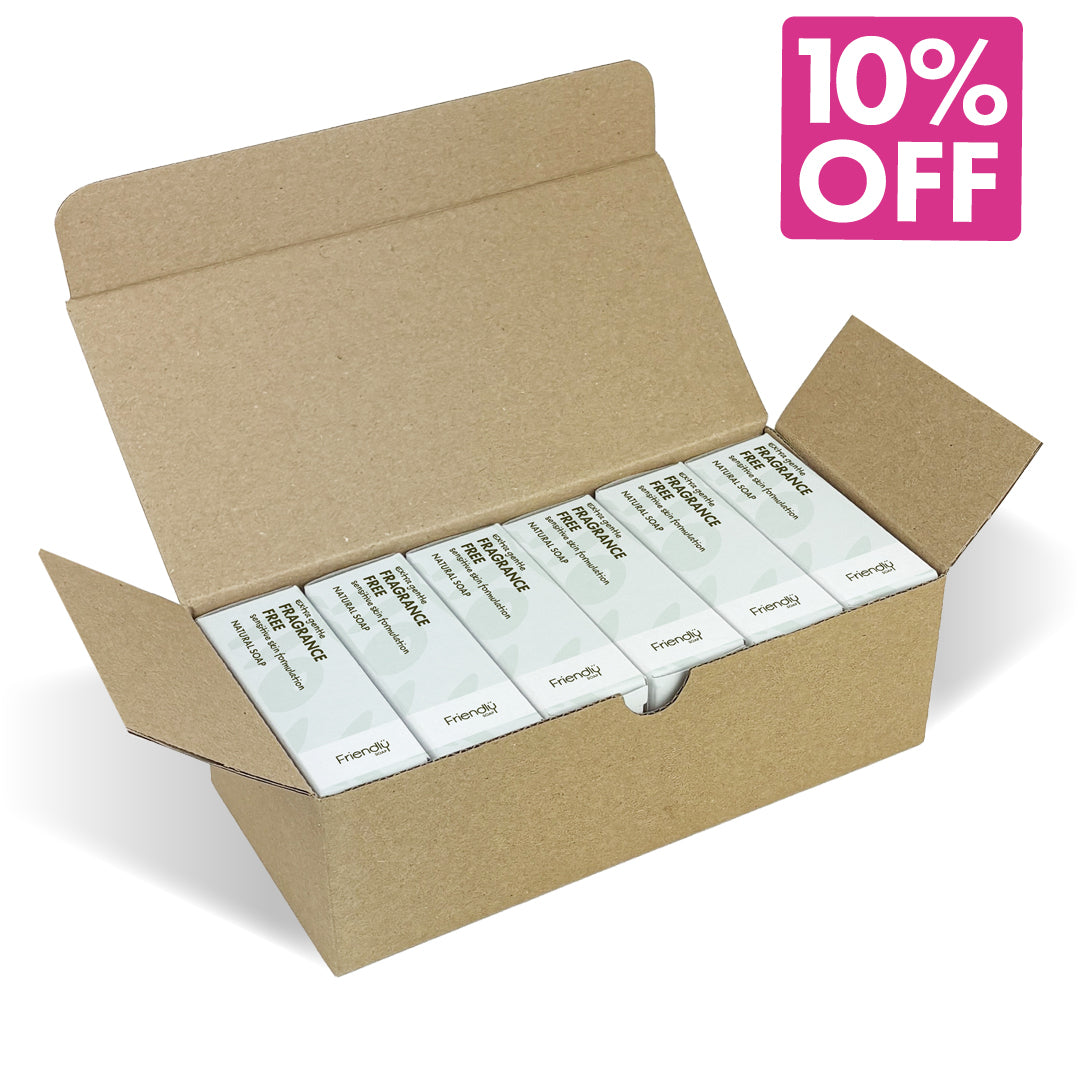 6 Pack - Olive Oil Soap Bar - Fragrance Free