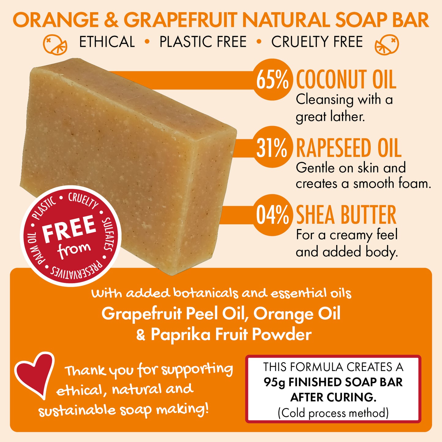 3 Pack - Orange & Grapefruit