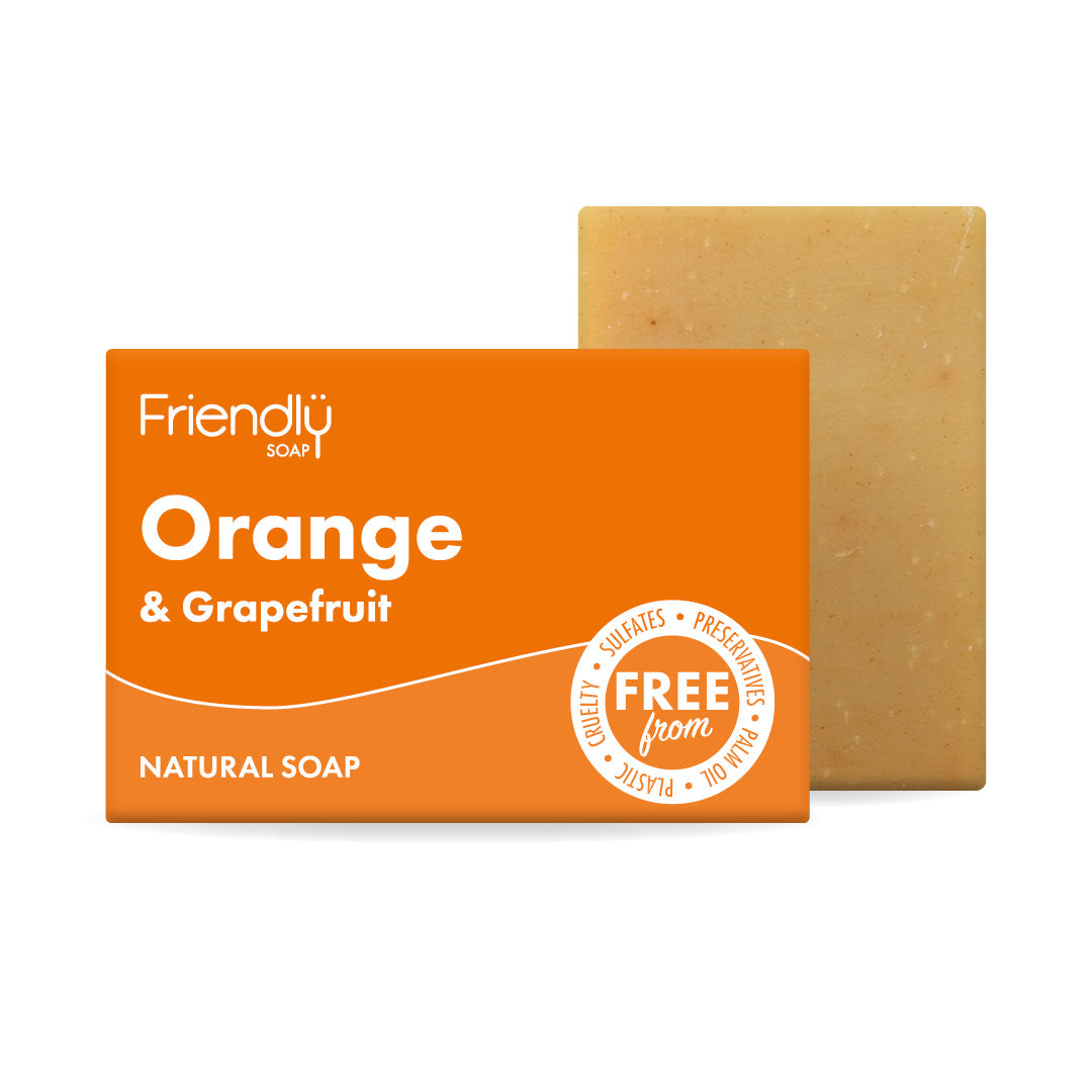 12 Pack - Natural Soap - Orange & Grapefruit