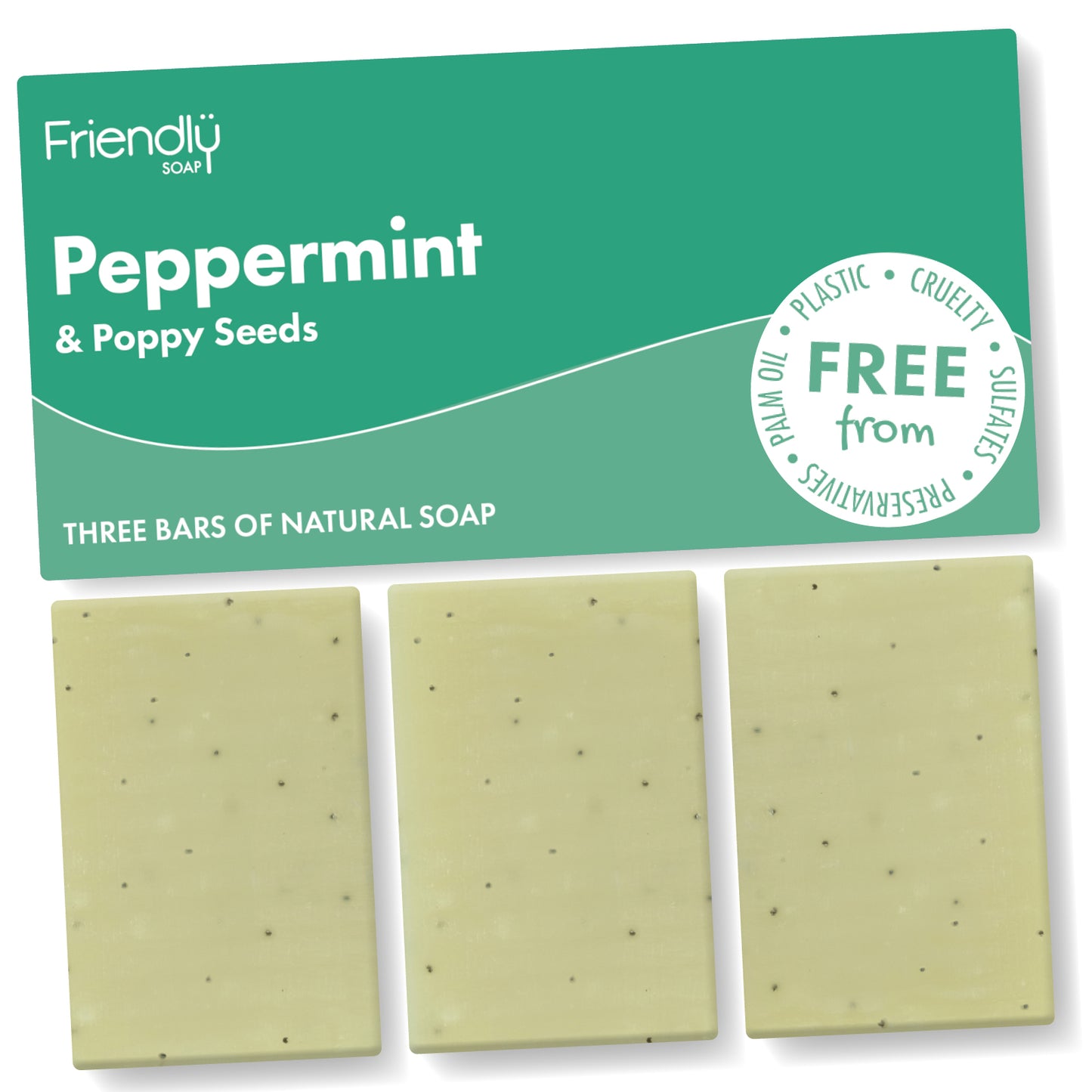 3 Pack - Peppermint & Poppy Seeds