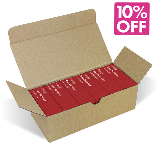 6 Pack - Natural Soap - Rose Geranium