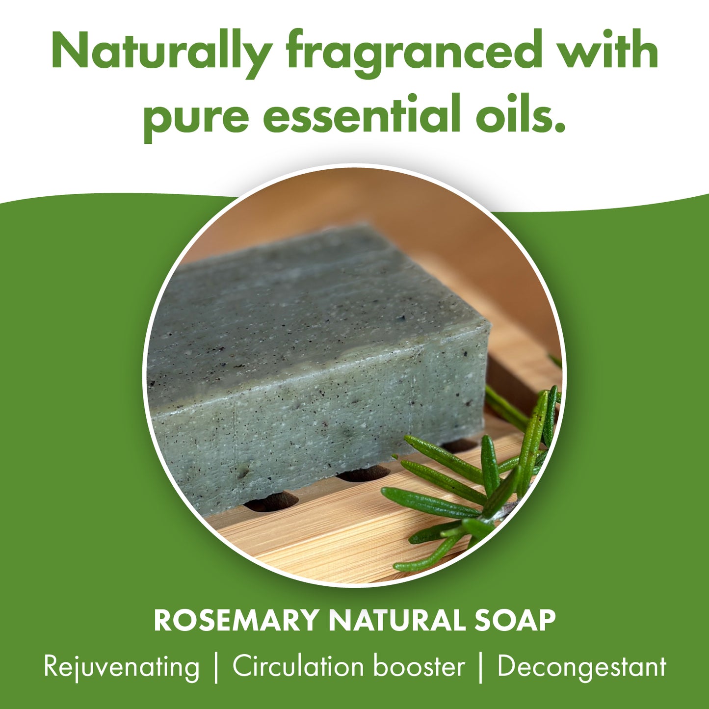 3 Pack - Rosemary Natural Soap