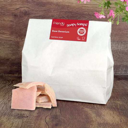 Soapy Scraps - Natural Soap - Rose Geranium