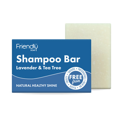 friendly soap shampoo bar - lavender tea tree