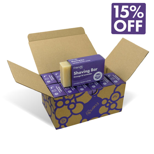 12 Pack - Shaving Bar - Orange & Lavender